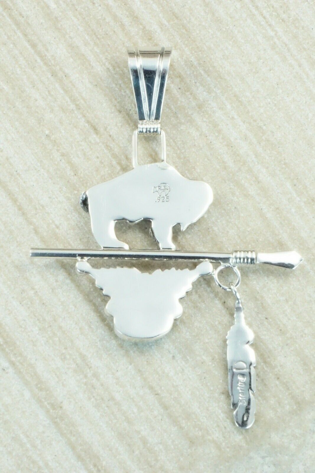 Turquoise & Sterling Silver Pendant - Davey Morgan