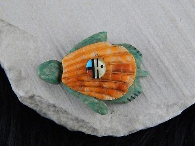 Turtle Zuni Fetish Carving - Darrin Boone - High Lonesome Trading