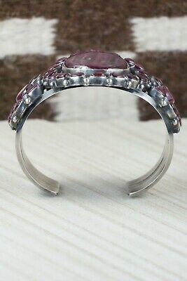 Spiny Oyster & Sterling Silver Bracelet - Anthony Skeets