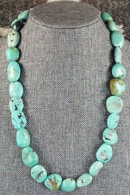 Turquoise & Sterling Silver Necklace - Navajo