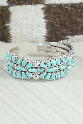 Turquoise & Sterling Silver Bracelet - Jazz Wilson - High Lonesome Trading