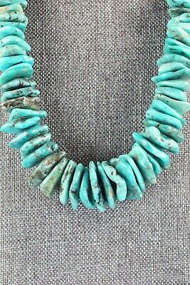 Turquoise & Sterling Silver Necklace - Navajo