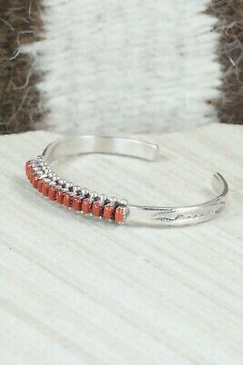 Coral & Sterling Silver Bracelet - Irma Unkestine