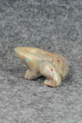 Frog Zuni Fetish Carving - Todd Lowsayatee