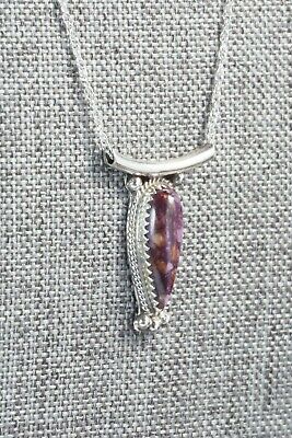 Spiny Oyster & Sterling Silver Necklace - Sharon McCarthy