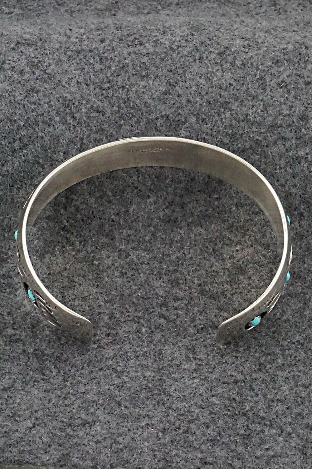 Turquoise & Sterling Silver Bracelet - Pearlene Spencer