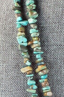 Turquoise & Sterling Silver Necklace - Navajo