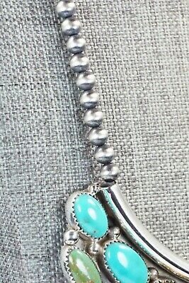 Turquoise & Sterling Silver Necklace - Roberta Begay