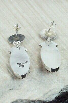 Spiny Oyster and Sterling Silver Earrings - Selina Warner - High Lonesome Trading