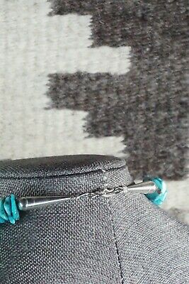 Turquoise & Sterling Silver Necklace - Louise Joe