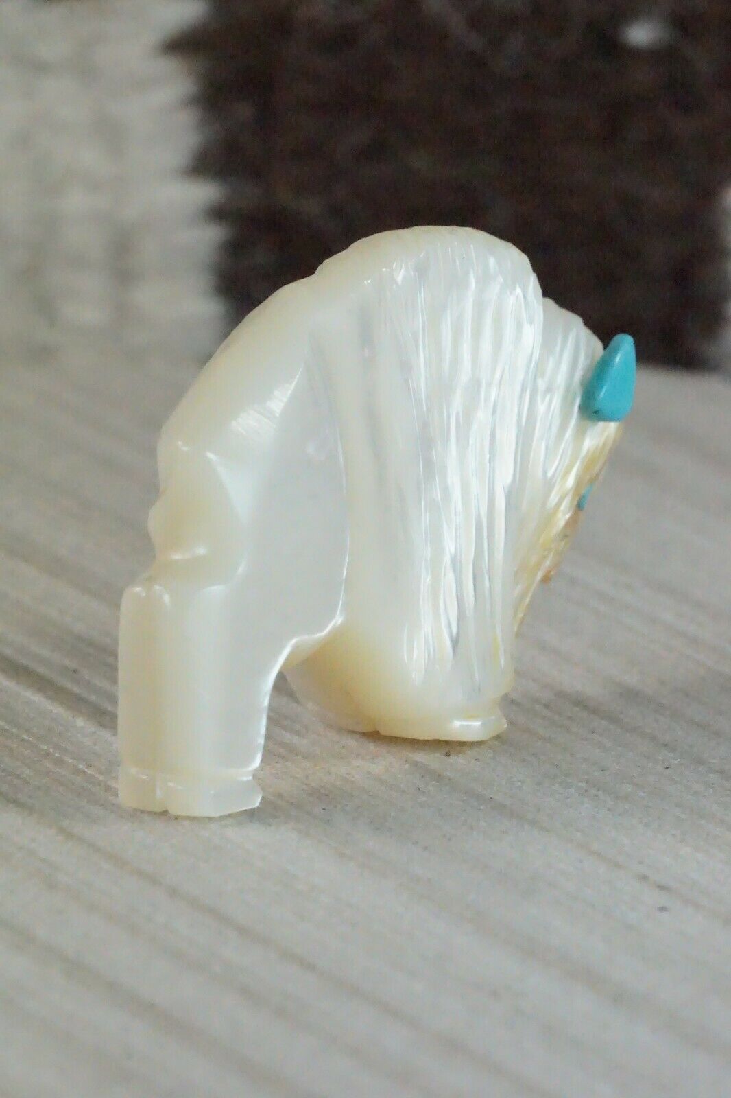 Buffalo Zuni Fetish Carving - Kevin Quam