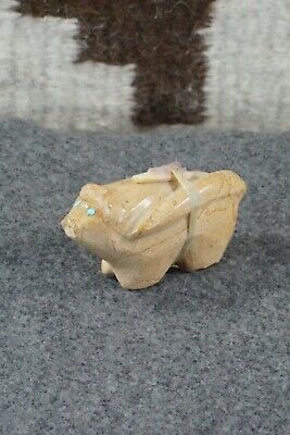 Mountain Lion Zuni Fetish Carving - Delvin Leekya