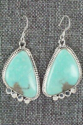 Turquoise and Sterling Silver Earrings - Sharon McCarthy