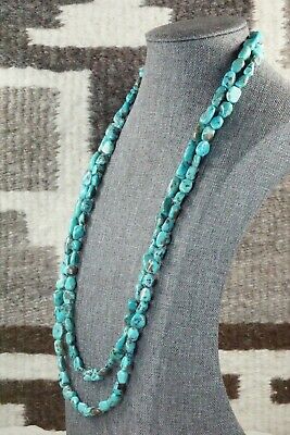 Turquoise & Sterling Silver Necklace - Navajo