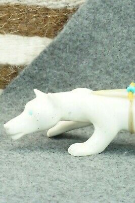 Wolf Zuni Fetish Carving - Albert Eustace