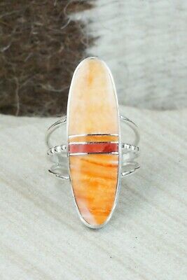 Spiny Oyster & Sterling Silver Ring - Harold Smith - Size 6.25
