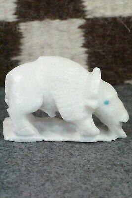Buffalo Zuni Fetish Carving - Derrick Kaamasee