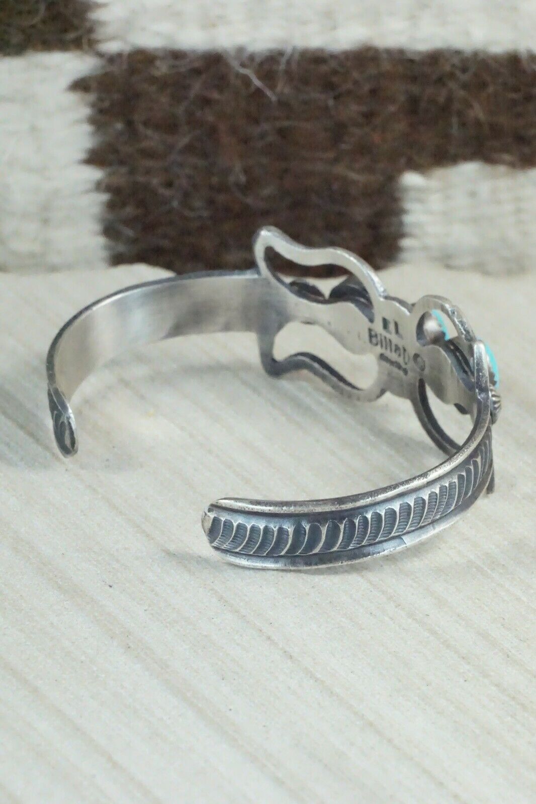Turquoise and Sterling Silver Bracelet - Eva & Linberg Billah