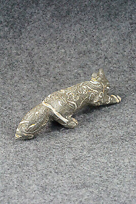 Wolf Zuni Fetish Carving - Wilfred Cheama