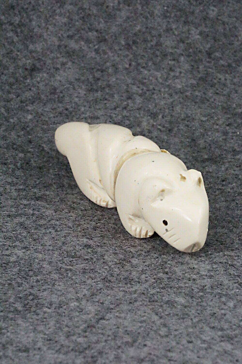 Mountain Lion Zuni Fetish Carving - Justin Red Elk