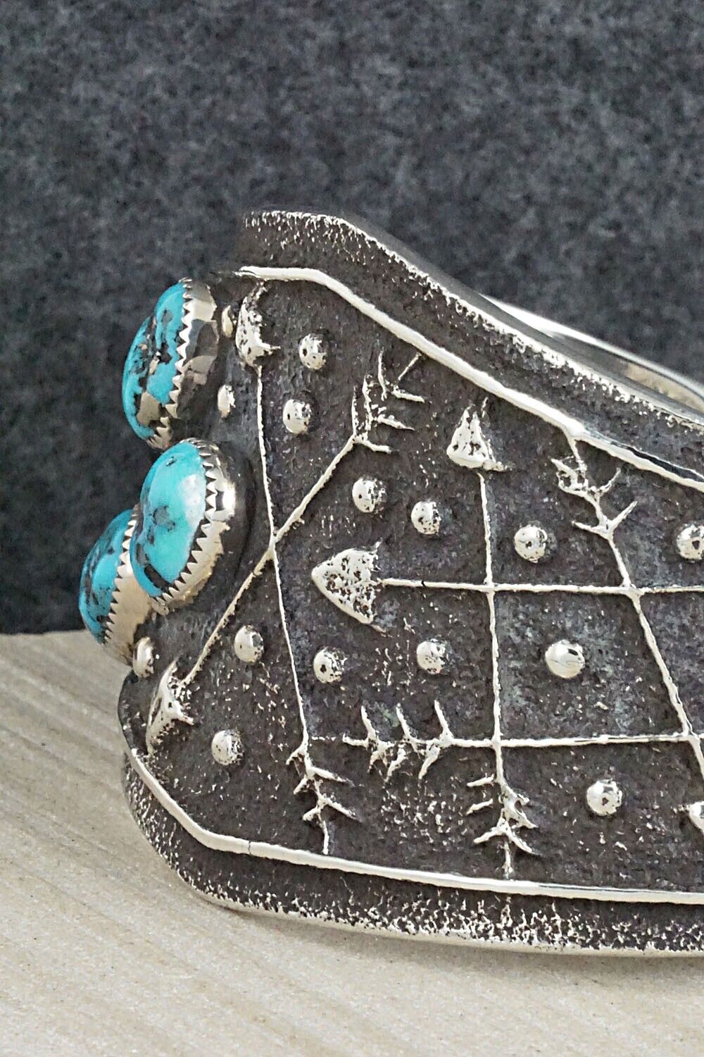 Turquoise & Sterling Silver Bracelet - Delbert Arviso
