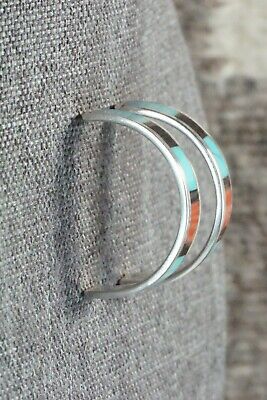 Multi Stone Inlay & Sterling Silver Earrings - Robin Chavez