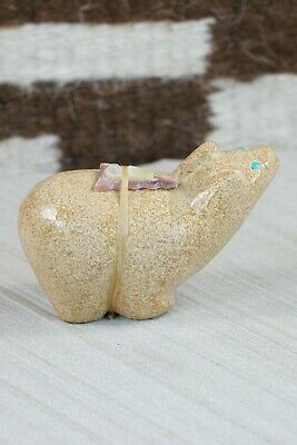 Bear Zuni Fetish Carving - Delvin Leekya - High Lonesome Trading