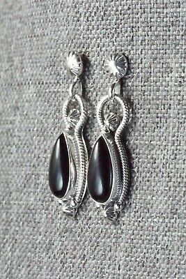 Onyx & Sterling Silver Earrings - Verley Betone