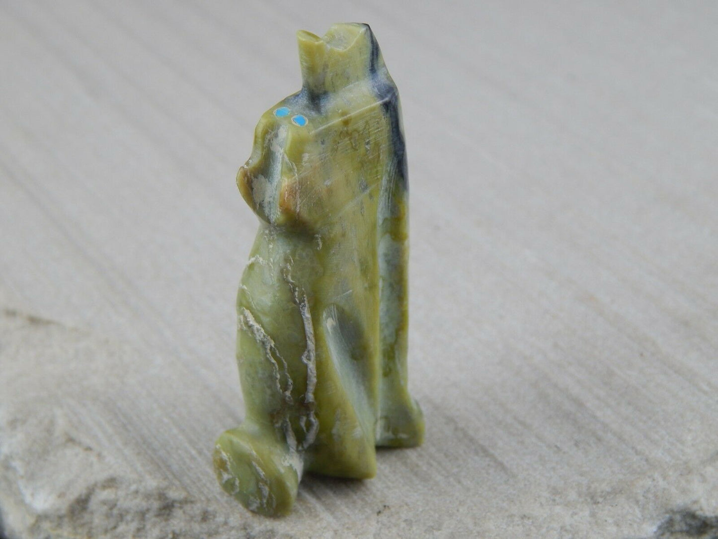 Coyote Zuni Fetish Carving- Kelly Lementino - High Lonesome Trading