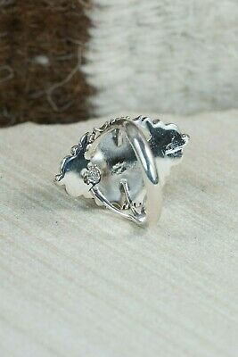 Navajo Turquoise & Sterling Silver Ring - Daniel Benally - Size 6.25