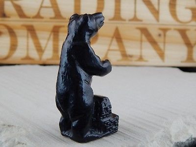 Bear Zuni Fetish Carving - Herbert Him - High Lonesome Trading
