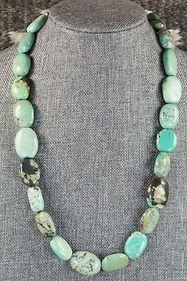 Turquoise & Sterling Silver Necklace - Navajo