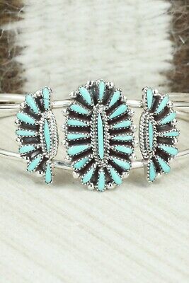 Turquoise & Sterling Silver Bracelet - Judy Wallace