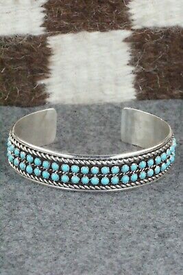 Turquoise & Sterling Silver Bracelet - Falencia Yazzie