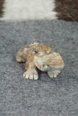 Horned Toad Zuni Fetish Carving - Dana Malani