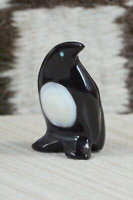 Penguin Zuni Fetish Carving - Calvert Bowannie