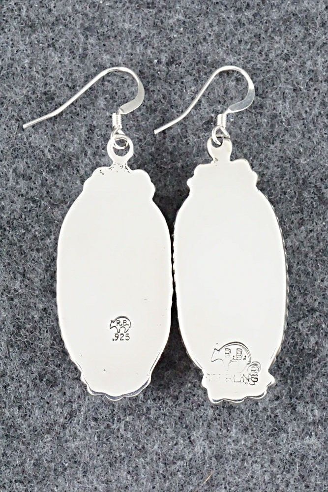 Turquoise & Sterling Silver Earrings - Gregg Yazzie