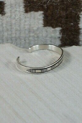 Navajo Sterling Silver Bracelet - Bruce Morgan - High Lonesome Trading