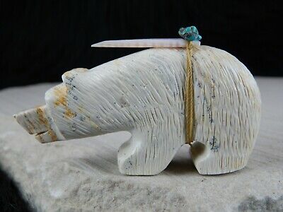 Bear Zuni Fetish Carving - Douglas Martza - High Lonesome Trading