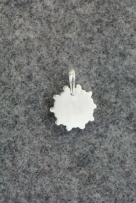 Coral & Sterling Silver Pendant - Maxine Soseeah