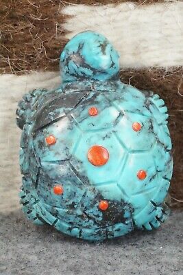 Turtle Zuni Fetish Carving - Reynold Lunasee