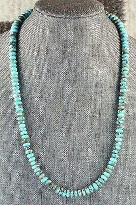 Turquoise & Sterling Silver Necklace - Louise Joe - High Lonesome Trading