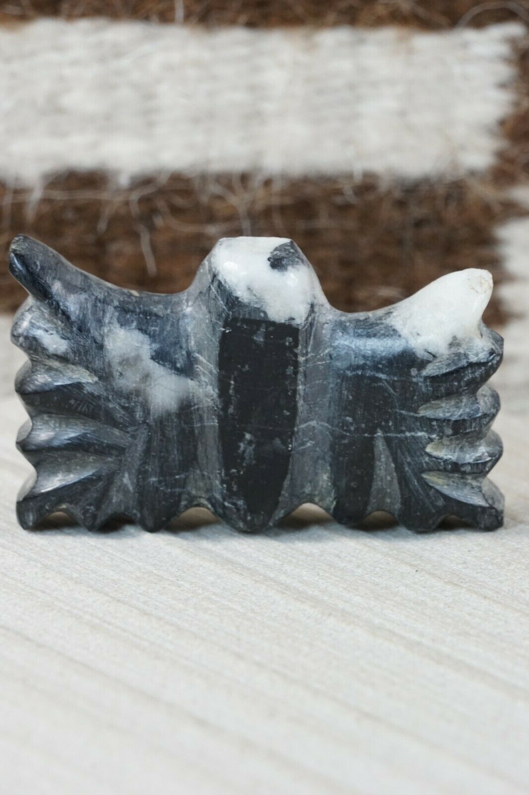 Bat Zuni Fetish Carving - Kelly Lementino - High Lonesome Trading