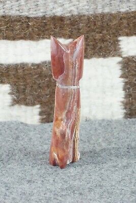 Cat Zuni Fetish Carving - Kenny Chavez