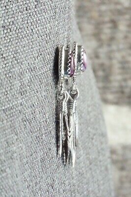 Spiny Oyster & Sterling Silver Earrings - Judy Largo
