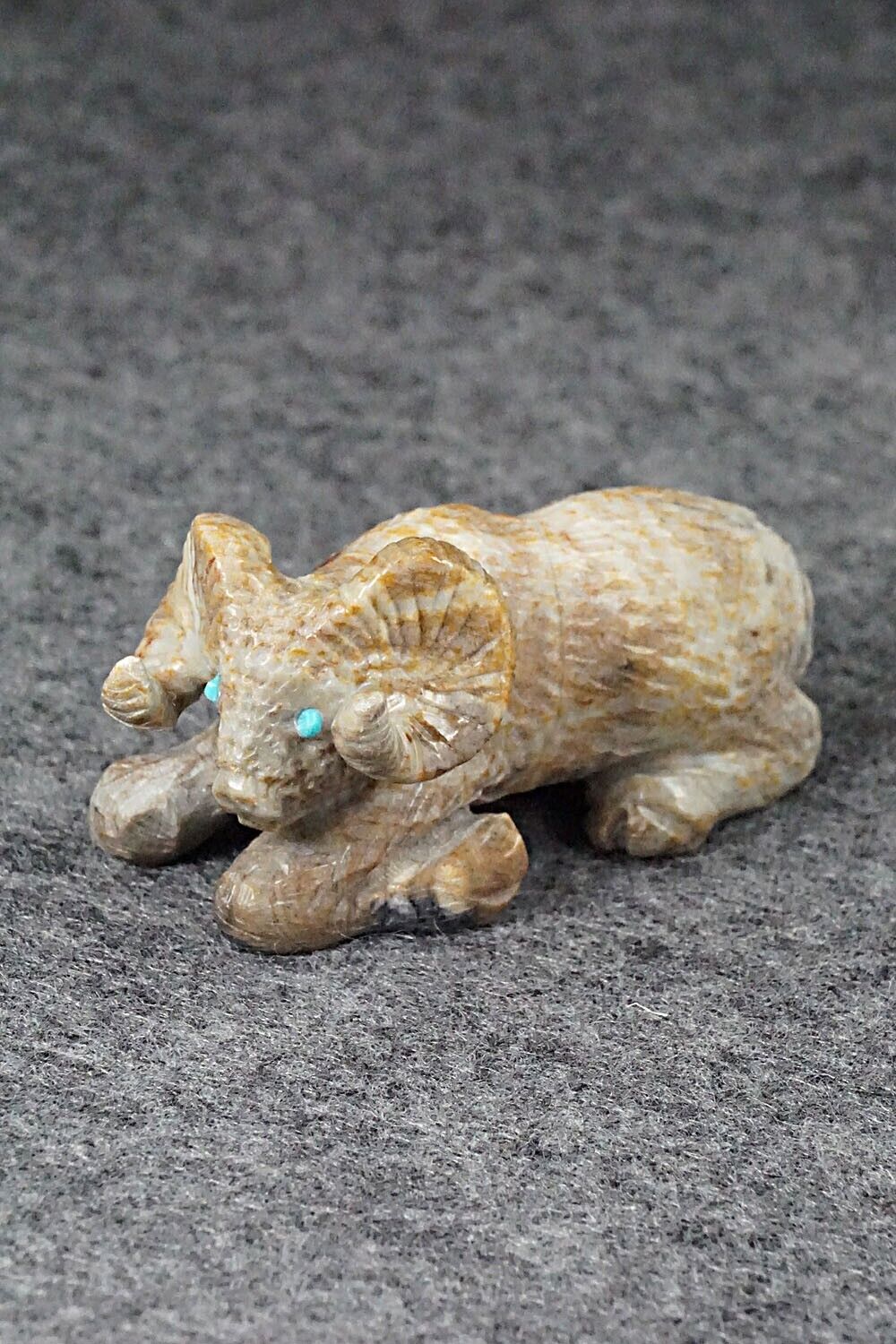 Ram Zuni Fetish Carving - Wilfred Cheama