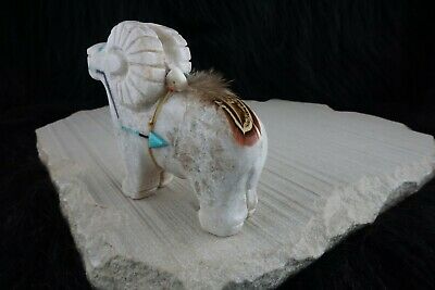 Ram Navajo Fetish Carving - Ben Livingston - High Lonesome Trading