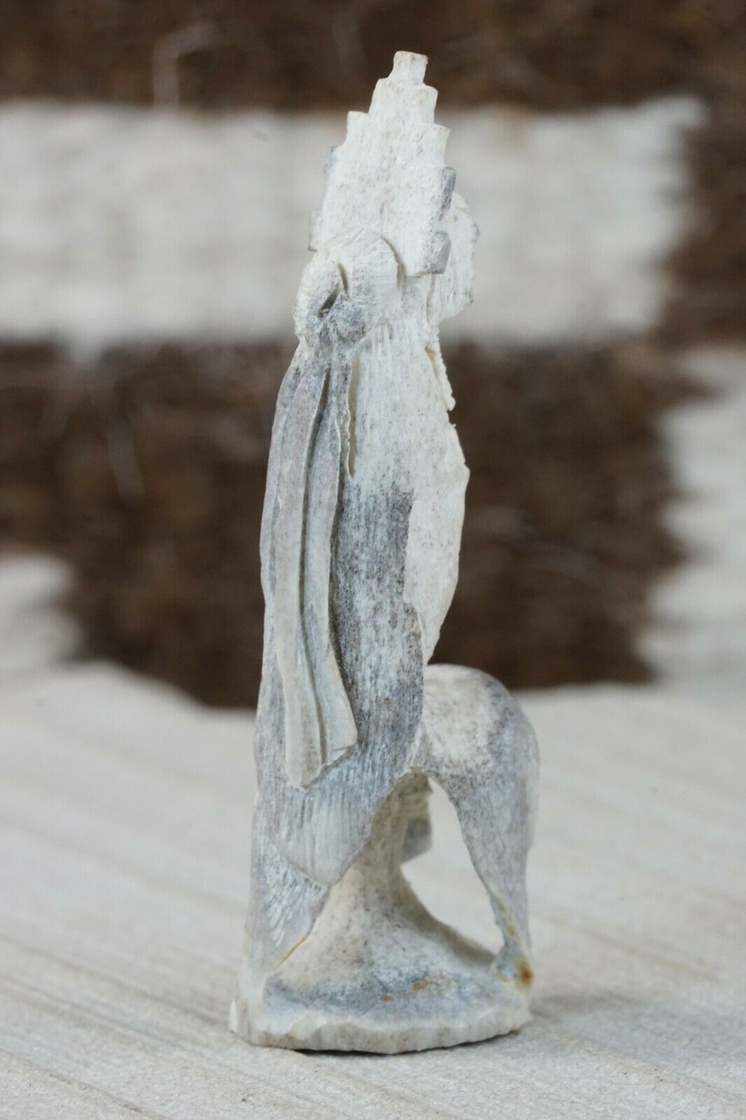 Corn Maiden Zuni Fetish Carving - Lewis Malie Jr - High Lonesome Trading