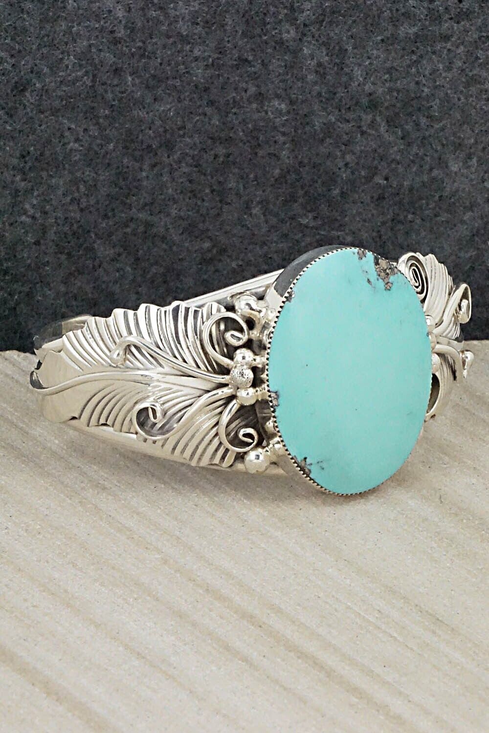 Turquoise & Sterling Silver Bracelet - Gilbert Smith