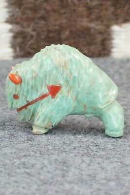 Buffalo Zuni Fetish Carving - Andres Quandelacy